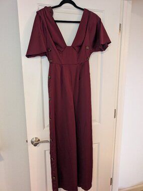 ASOS Jumpsuit burgundy  *Like new*
